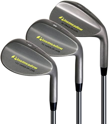1696004490 Pinemeadow Golf Mens 3 Wedge Set 525660 Right Hand Steel