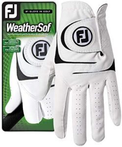 FootJoy Mens WeatherSof Golf Glove White