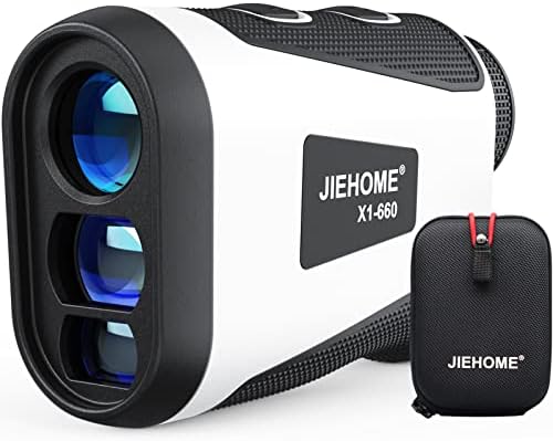 JIEHOME X1 Golf Rangefinder with Slope Flagpole Lock and Vibration