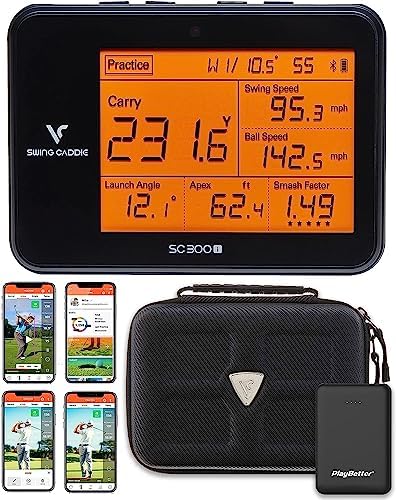 PlayBetter Swing Caddie SC300i Golf Launch Monitor by Voice Caddie