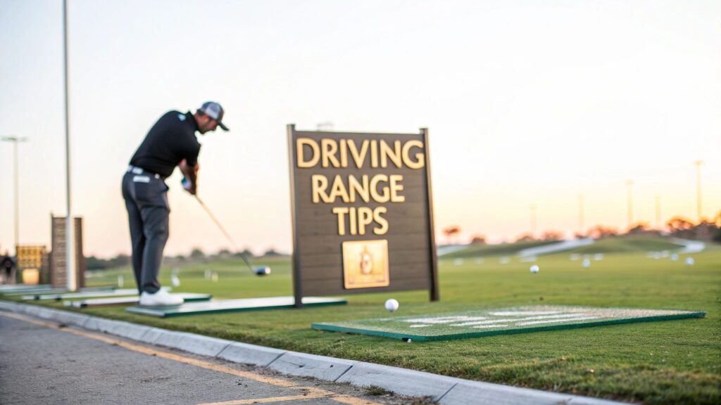 8 Aggressive Golf Driving Range Tips for 2025