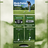 Golf: Mallet vs Blade Putter for Your perfect Stroke | Golf Inquirer