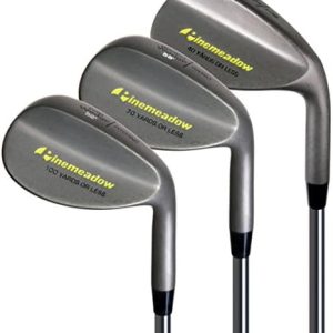 1696004490 Pinemeadow Golf Mens 3 Wedge Set 525660 Right Hand Steel